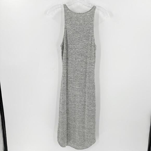 Wilfred Free Heather Gray Scoop Neck Sleeveless Casual Midi Tank Dress Small - Picture 2 of 10